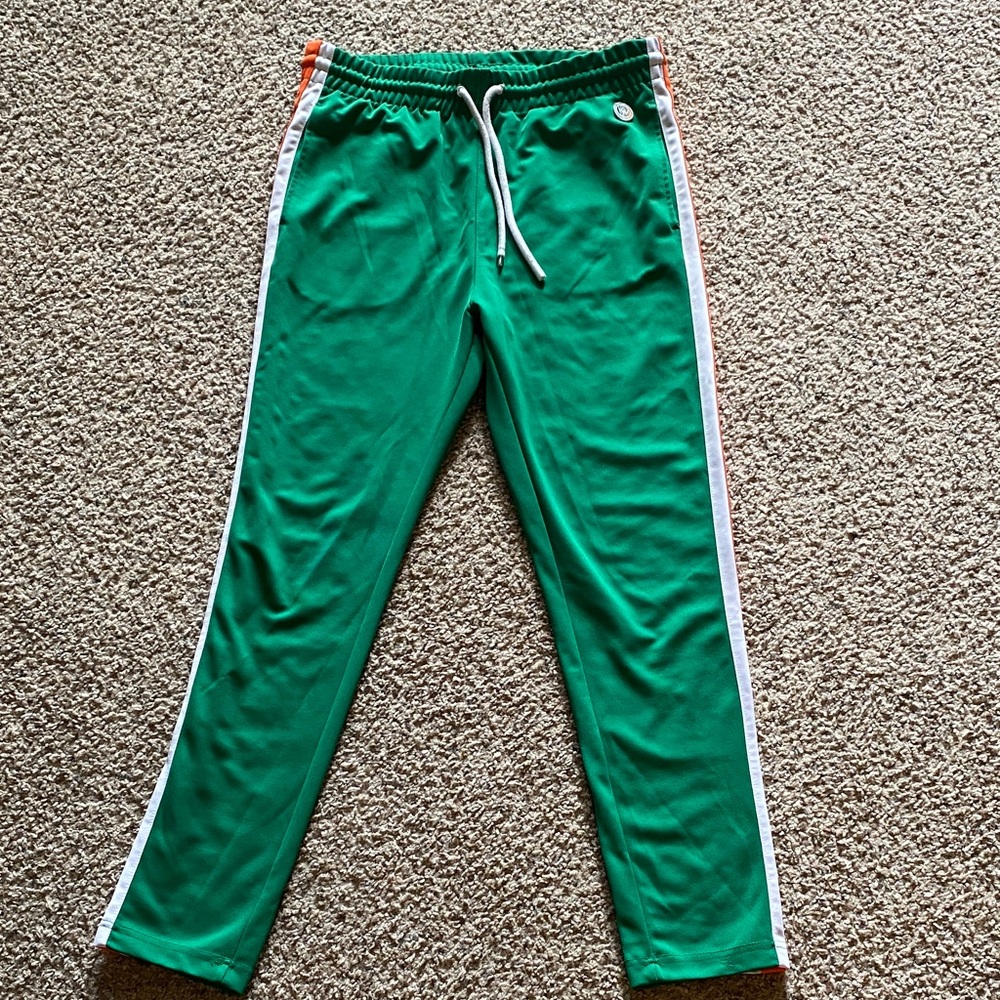WT02 Green Mens Jogger SweatPants